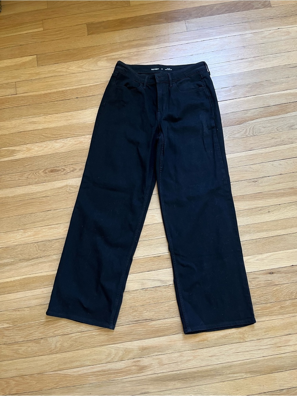 Old Navy Black High-Rise Wow Wide Leg Jeans
